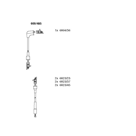 600/485 - Ignition Cable Kit 