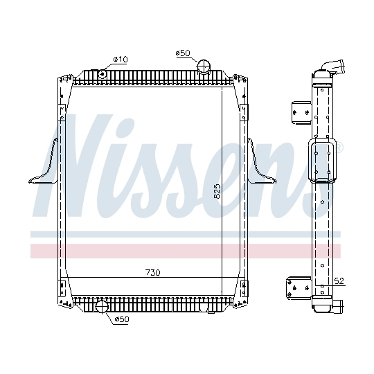 606437 - Radiator, engine cooling 