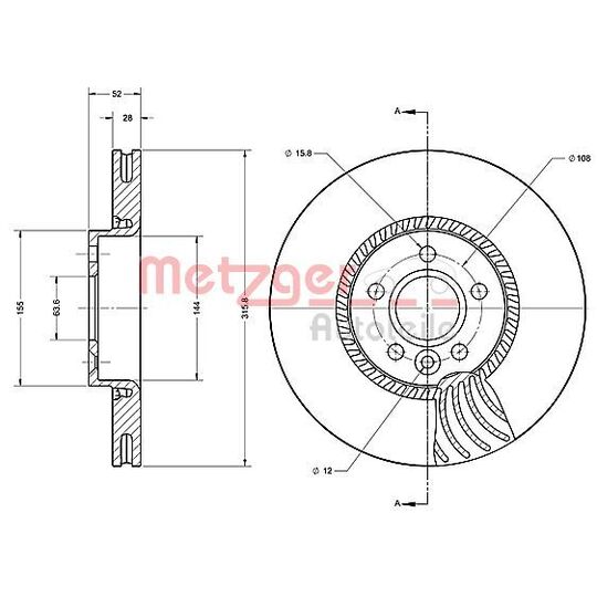 6110504 - Brake Disc 