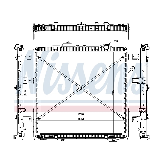 61449 - Radiator, engine cooling 