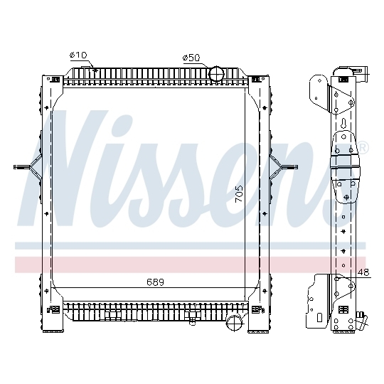 65476 - Radiator, engine cooling 