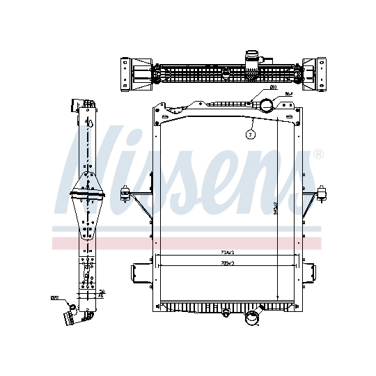 65624 - Radiator, engine cooling 