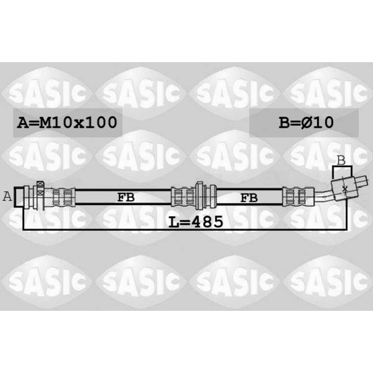 6606257 - Brake Hose 