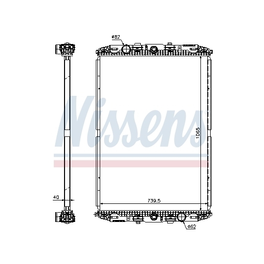 67219 - Radiator, engine cooling 