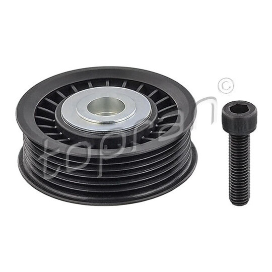 701 185 - Deflection/Guide Pulley, v-ribbed belt 