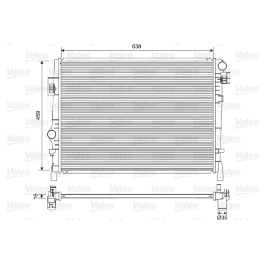 701553 - Radiaator, mootorijahutus 