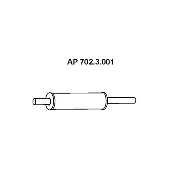 702.3.001 - Front Silencer 