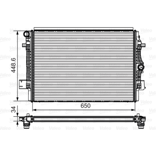 735622 - Radiator, engine cooling 