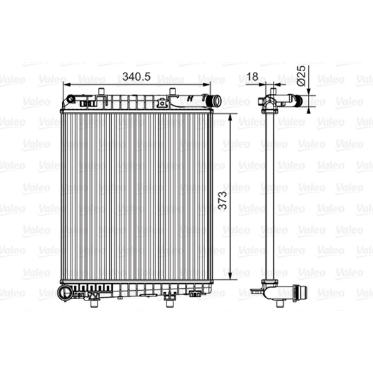 735633 - Radiaator, mootorijahutus 