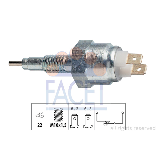 7.6012 - Switch, reverse light 