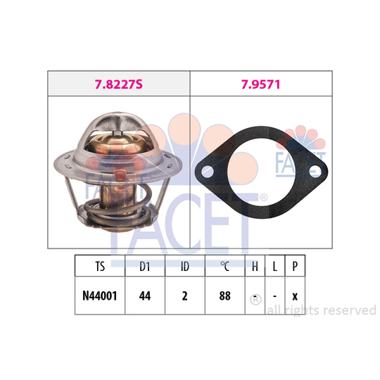 7.8390 - Thermostat, coolant 