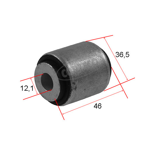 80004738 - Control Arm-/Trailing Arm Bush 