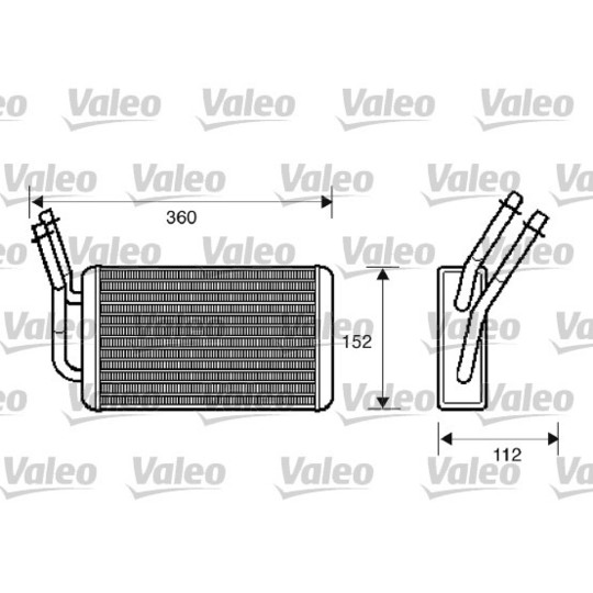 812332 - Heat Exchanger, interior heating 