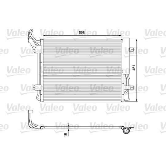 814091 - Condenser, air conditioning 