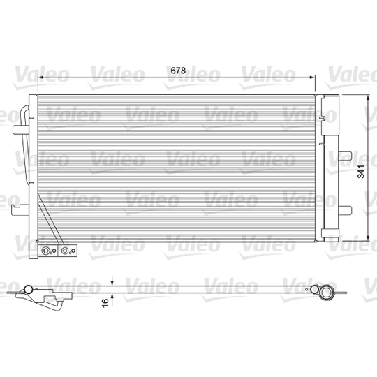 814169 - Condenser, air conditioning 