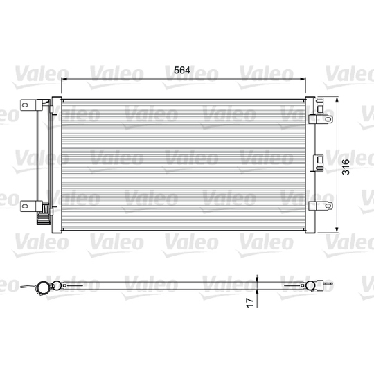 814401 - Condenser, air conditioning 