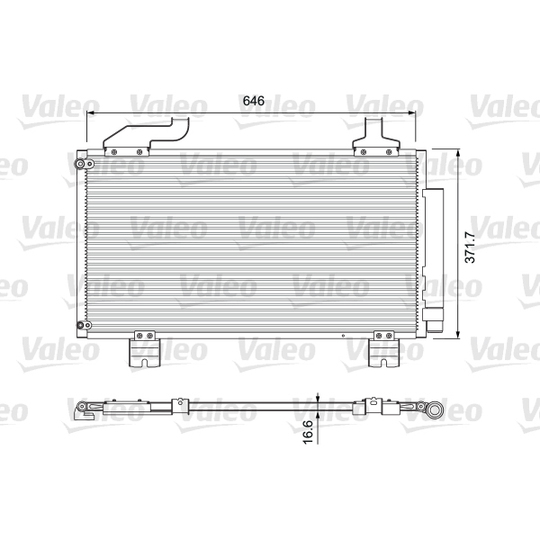 814417 - Condenser, air conditioning 