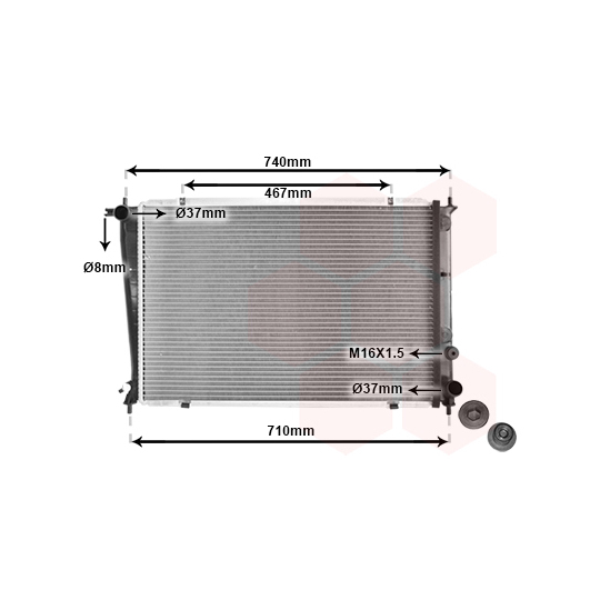 82002049 - Radiator, engine cooling 