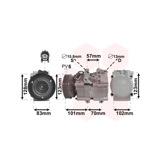 8200K209 - Kompressor, kliimaseade 