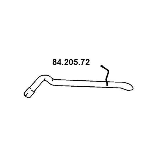 84.205.72 - Exhaust pipe 