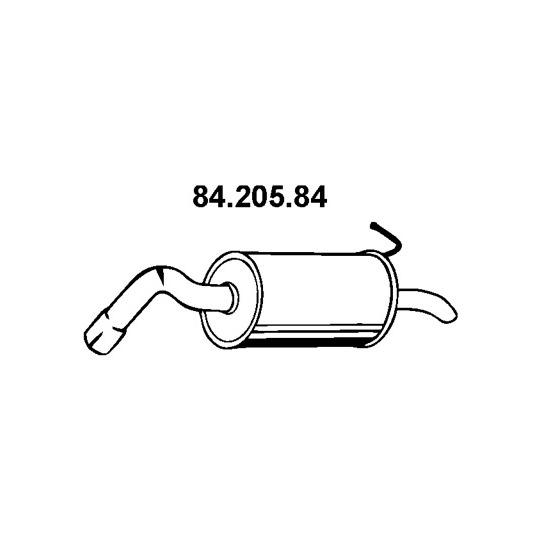 84.205.84 - End Silencer 