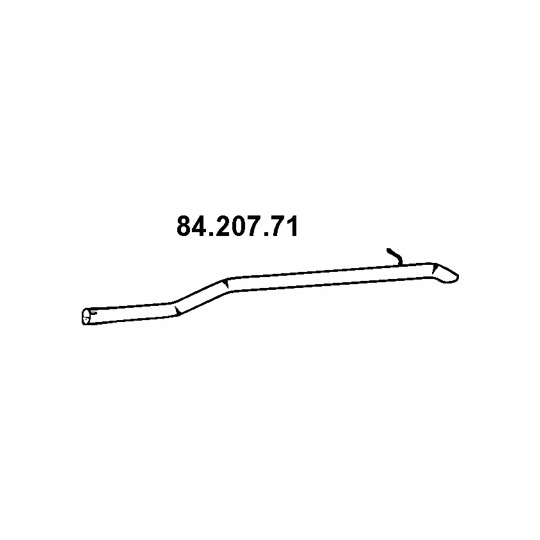 84.207.71 - Exhaust pipe 