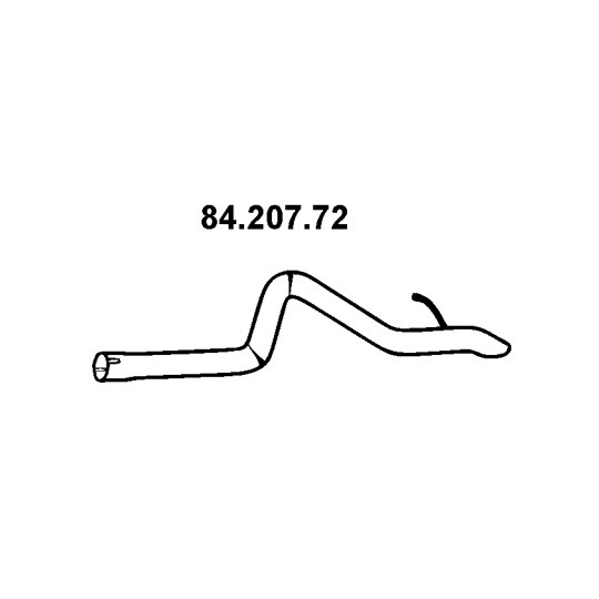84.207.72 - Exhaust pipe 