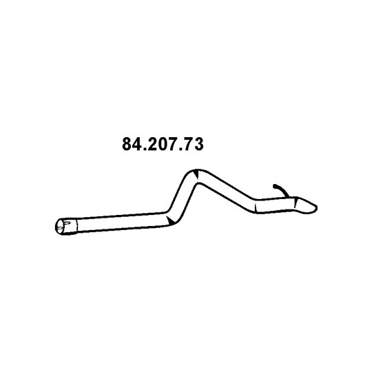 84.207.73 - Exhaust pipe 