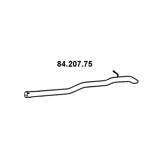 84.207.75 - Exhaust pipe 