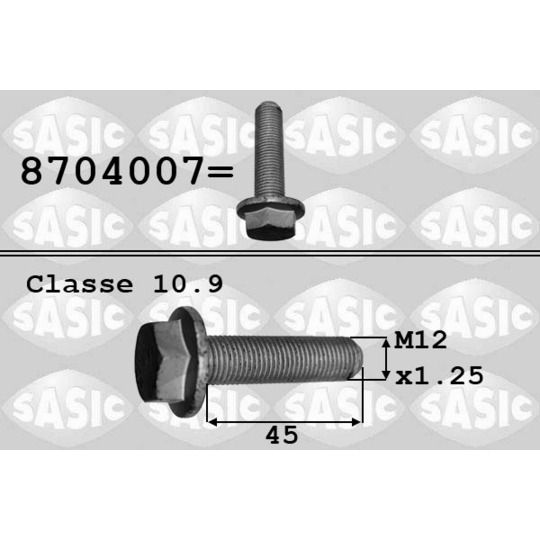 8704007 - Pulley Bolt 