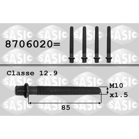 8706020 - Pulley Bolt 