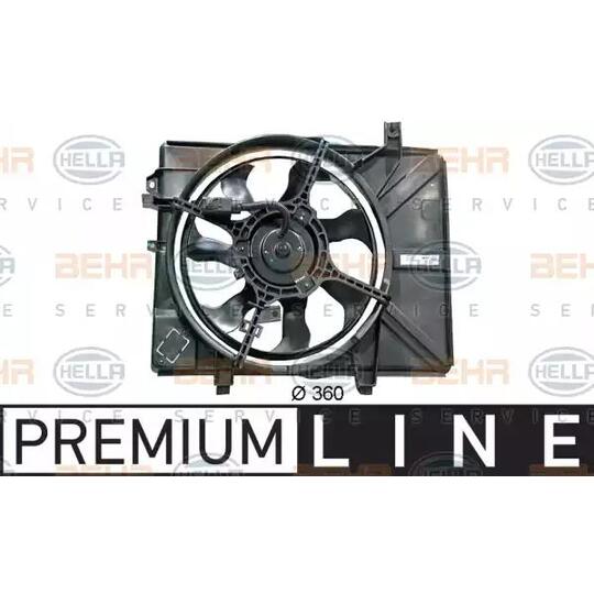 8EW 351 034-661 - Ventilaator, mootorijahutus 