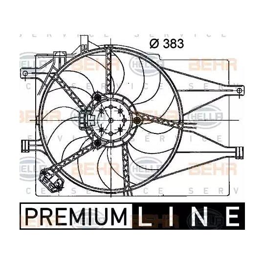 8EW 351 040-751 - Ventilaator, mootorijahutus 