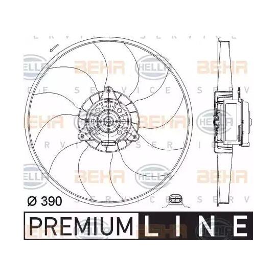 8EW 351 041-241 - Fan, radiator 