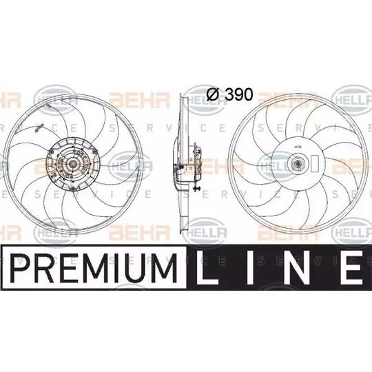 8EW 351 041-631 - Ventilaator, mootorijahutus 