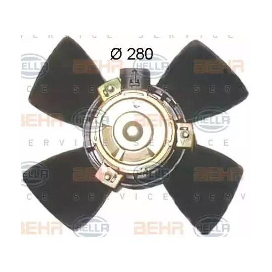 8EW 351 044-051 - Ventilaator, mootorijahutus 