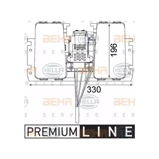 8EW 351 104-031 - Interior Blower 