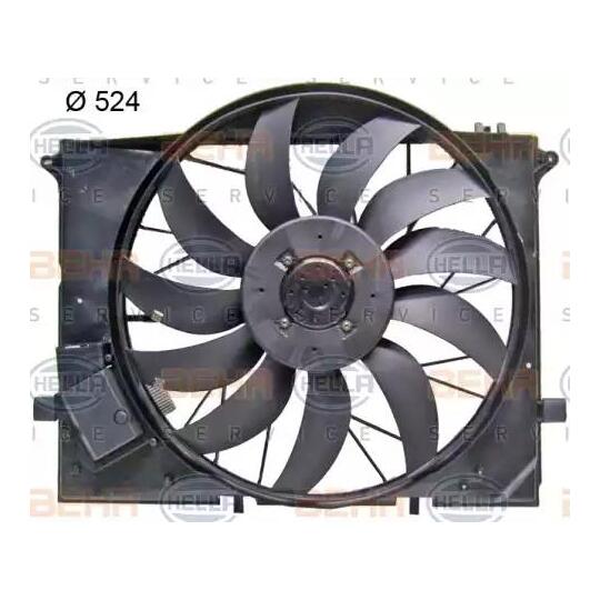 8EW 351 105-091 - Fan, radiator 