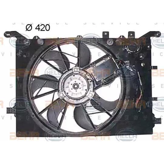 8EW 351 150-074 - Fan, radiator 