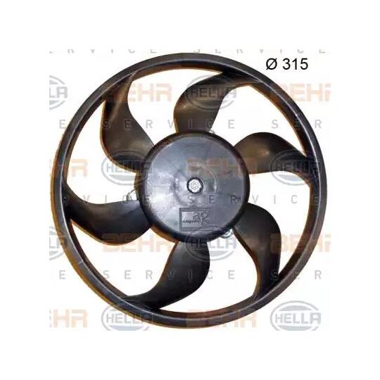 8EW 351 150-204 - Fan, radiator 