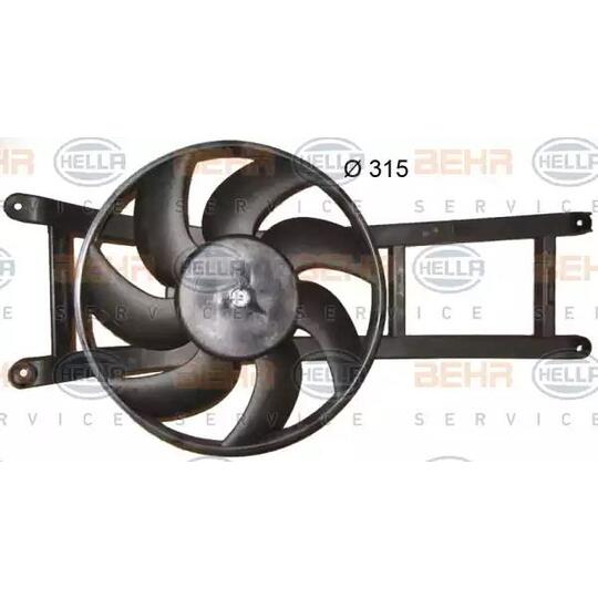 8EW 351 150-214 - Fan, radiator 