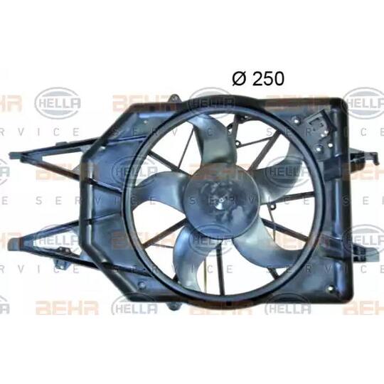 8EW 351 150-224 - Fan, radiator 