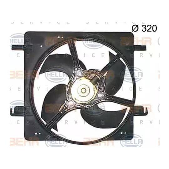 8EW 351 150-234 - Fan, radiator 