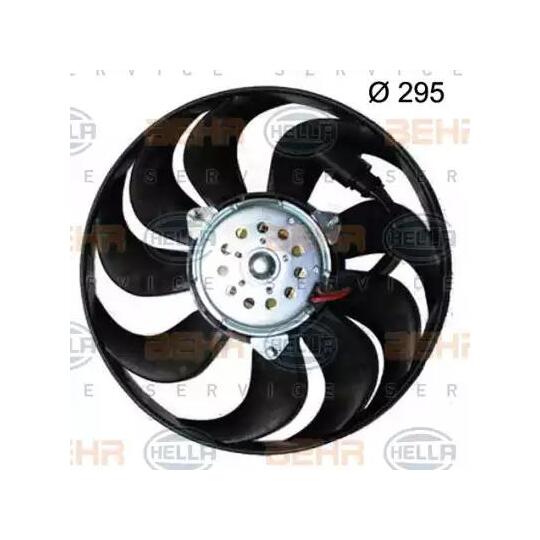 8EW 351 150-324 - Ventilaator, mootorijahutus 