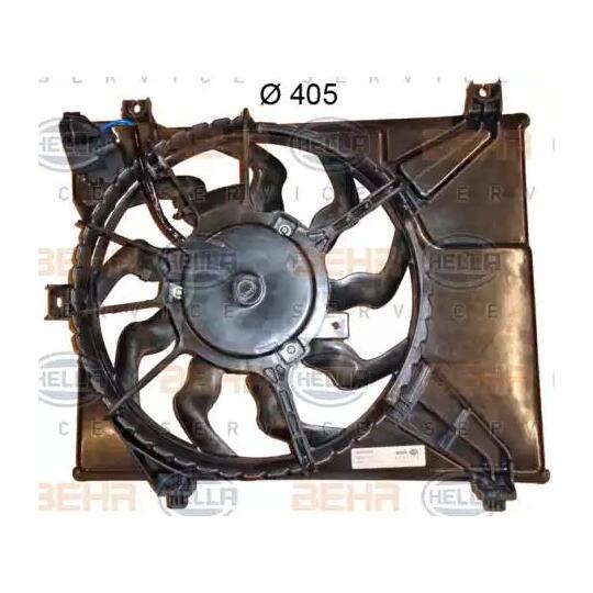 8EW 351 150-474 - Ventilaator, mootorijahutus 