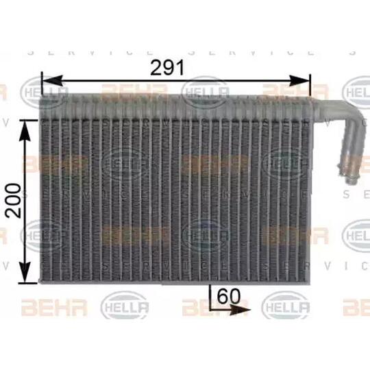 8FV 351 330-641 - Evaporator, air conditioning 
