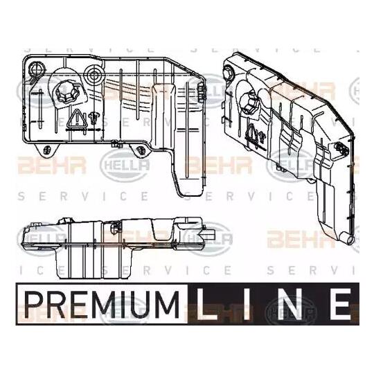 8MA 376 737-001 - Expansion Tank, coolant 