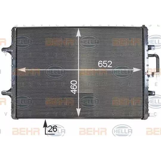 8MK 376 701-331 - Low Temperature Cooler, intercooler 