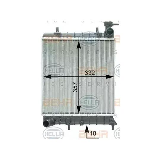 8MK 376 762-064 - Radiator, engine cooling 