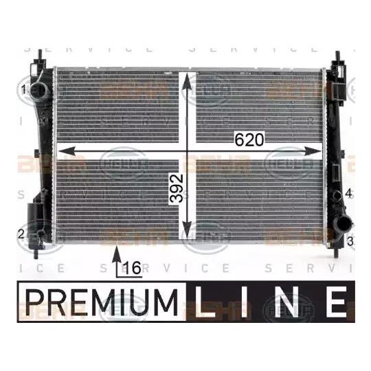 8MK 376 900-121 - Radiator, engine cooling 